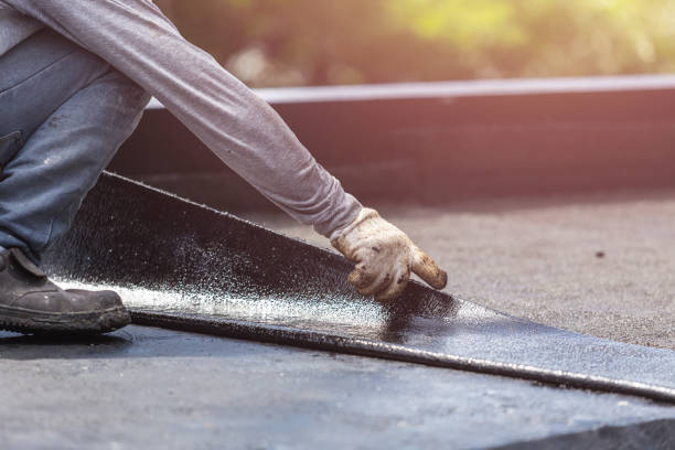 Professional Basement Waterproofing technician working in Catharpin, VA